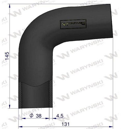 Przewód chłodnicy L61991 Waryński