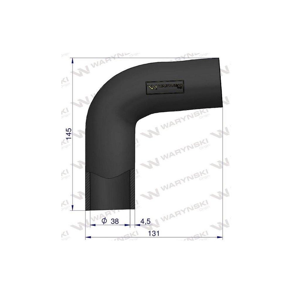 Przewód chłodnicy L61991 Waryński