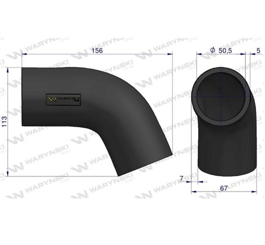 Przewód chłodnicy górny L62211 Waryński