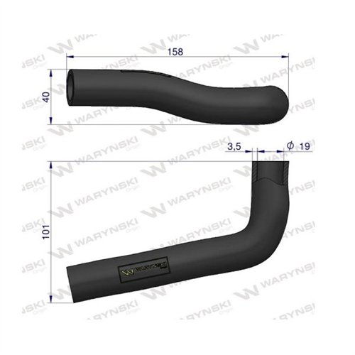 Przewód chłodnicy R70737 Waryński