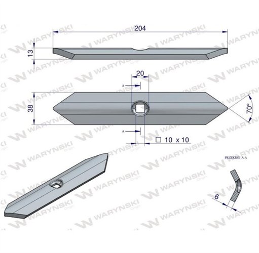 Redliczka 1-otworowa agregatu prosta ze śrubą mal. proszkowo Waryński ( sprzedawane po 25 )