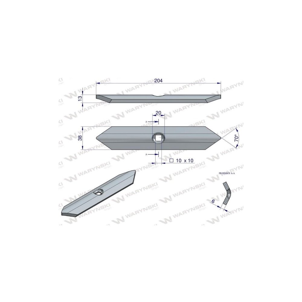 Redliczka 1-otworowa agregatu prosta ze śrubą mal. proszkowo Waryński ( sprzedawane po 25 )