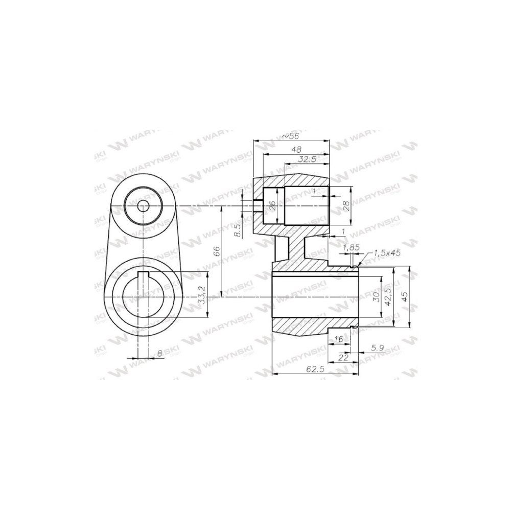 Zabierak kosiarka rotacyjna polska Waryński