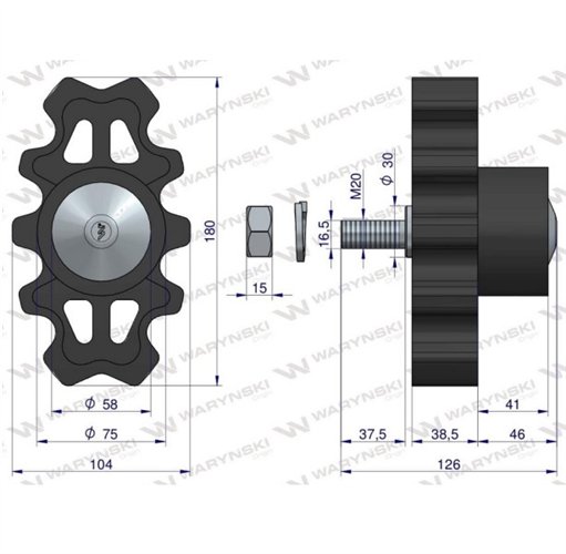 Wstrząsacz kpl. polskie łożyska Anna Waryński