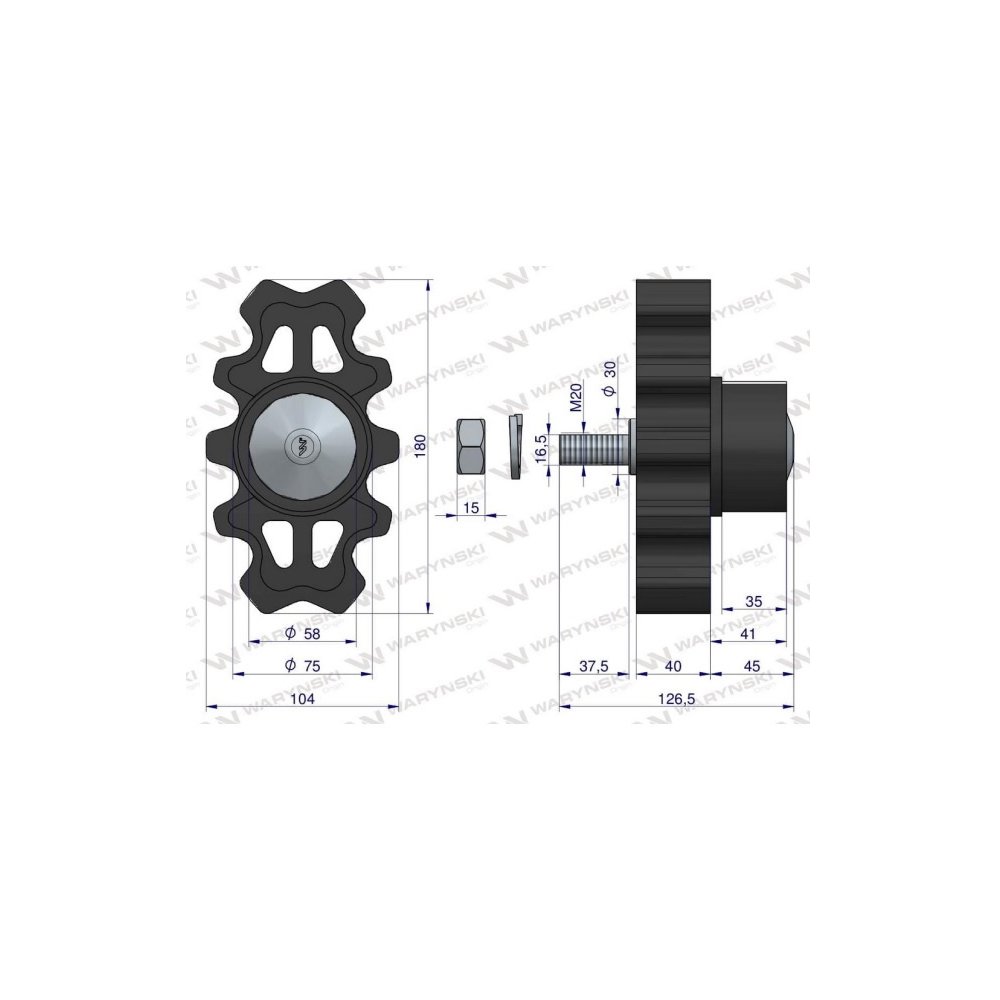 Wstrząsacz kpl. Sfero polskie łożyska Anna Waryński