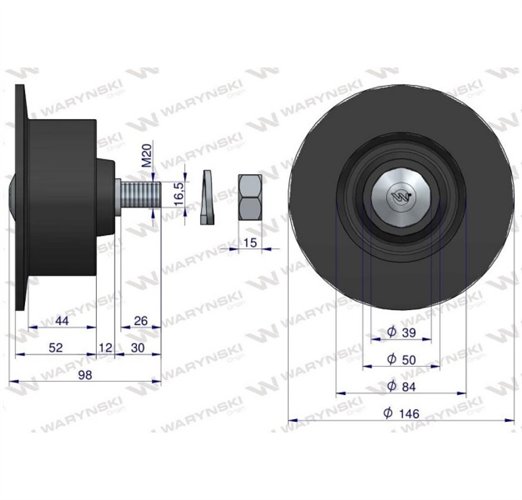 Rolka taśmy palcowej polskie łożyska Anna Waryński