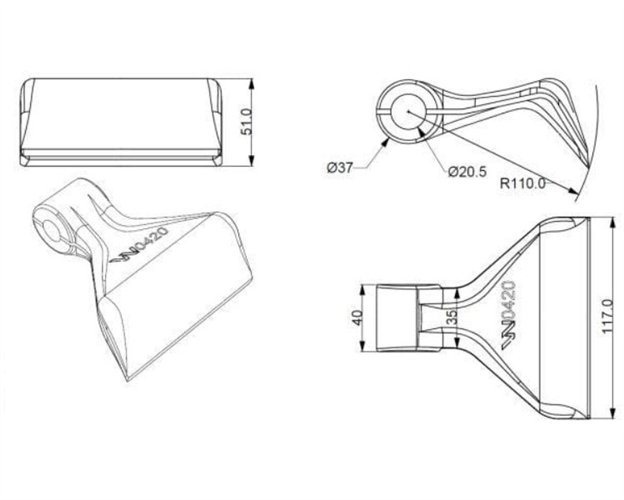 Bijak młotkowy mulczarka zastosowanie Cabe Waryński