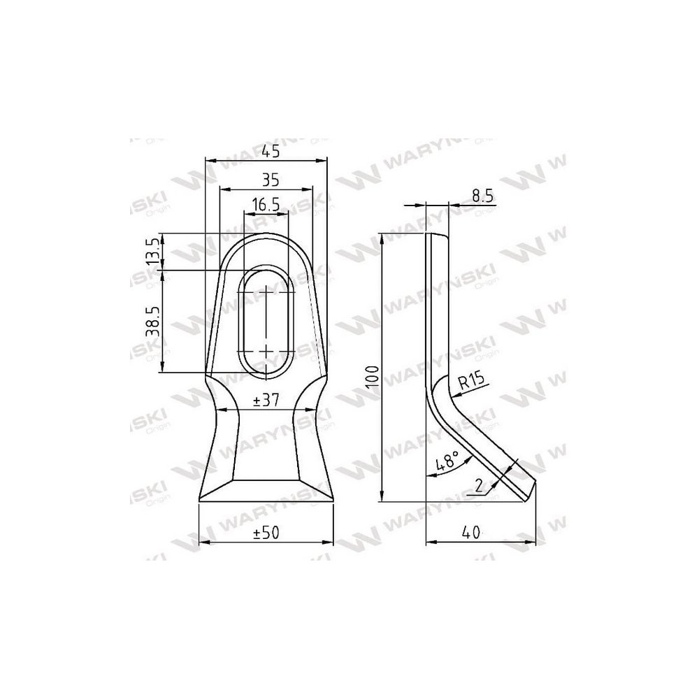 Bijak młotkowy mulczarka zastosowanie Samasz Rousseau Waryński