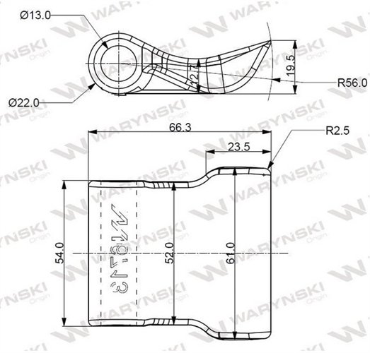 Bijak młotkowy mulczarka zastosowanie Samasz Ducker otwór 13 mm Waryński