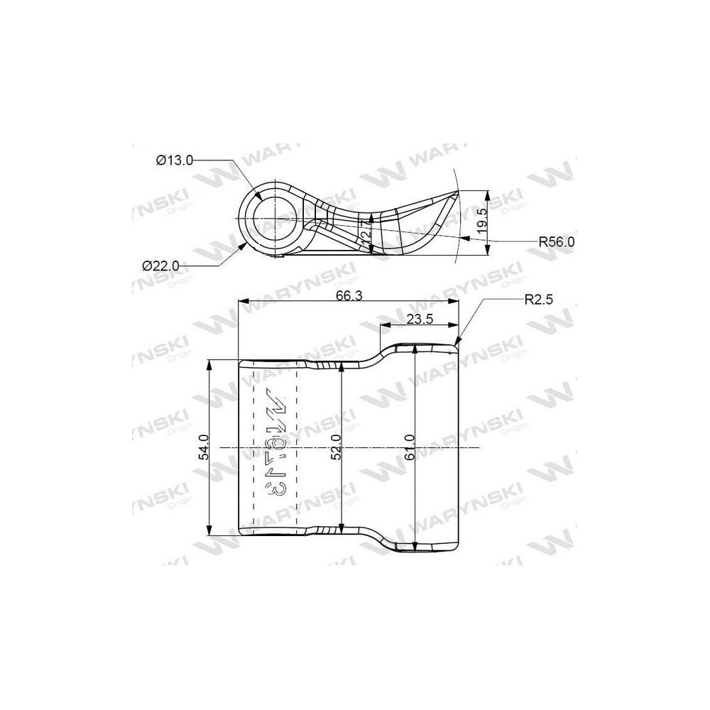 Bijak młotkowy mulczarka zastosowanie Samasz Ducker otwór 13 mm Waryński
