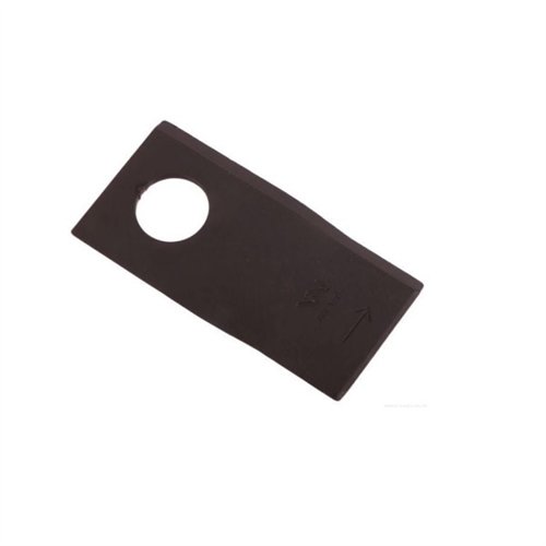 Nóż. nożyk kosiarka lewy 100x48x3mm otwór 23 zastosowanie T683L Mortl WARYŃSKI ( sprzedawane po 25 )