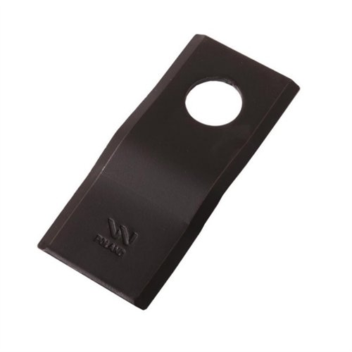 Nóż. nożyk kosiarka gięty 105x46x3mm otwór 21 zastosowanie CM120 Vicon Kverneland WARYŃSKI ( sprzedawane po 25 )