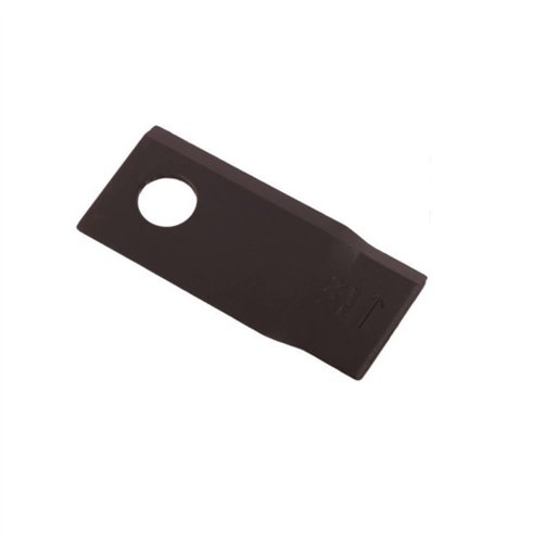 Nóż. nożyk kosiarka lewy 106x48x4mm otwór 19 zastosowanie 570445 Niemeyer WARYŃSKI ( sprzedawane po 25 )