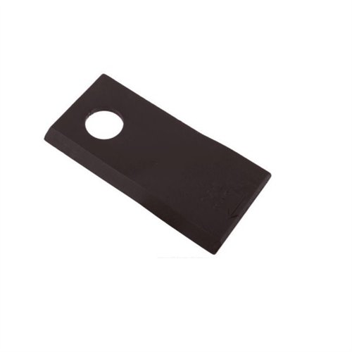 Nóż. nożyk kosiarka prawy 106x48x4mm otwór 19 zastosowanie 122330 Fella WARYŃSKI ( sprzedawane po 25 )