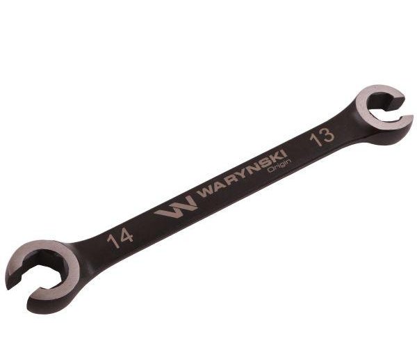 Klucz płasko oczkowy otwarty 13 x 14. Waryński