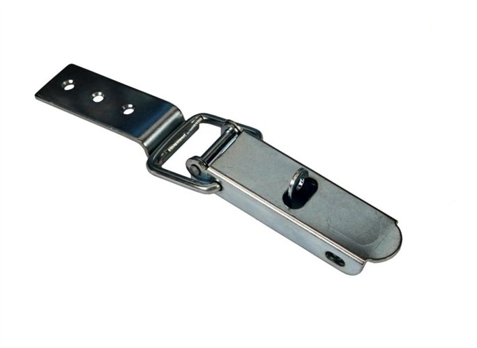 Spinacz. zaczep. zamek burty uniwersalny 195 mm x 30 mm. ze skoblem. klamra z drutu fi-5mm