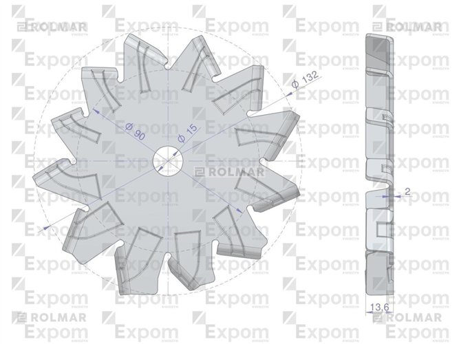 Wentylator alternatora MF3 Nowy Typ EXPOM KWIDZYN eu