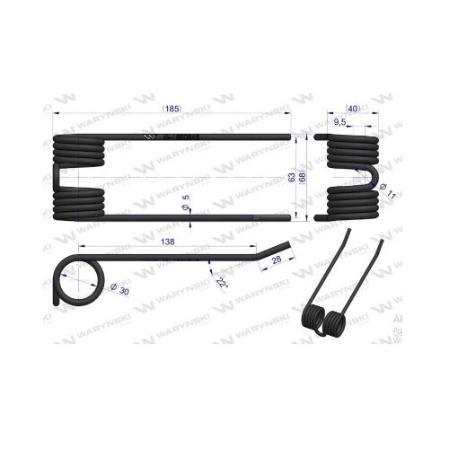 Palec podbieracza zastosowanie RIVIERE CASALIS 1860845 Waryński