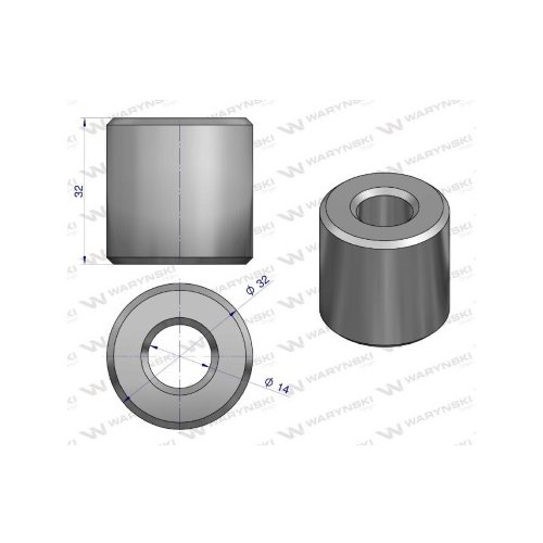 Mocowanie palca tulejka zastosowanie Lely Waryński ( sprzedawane po 3 )