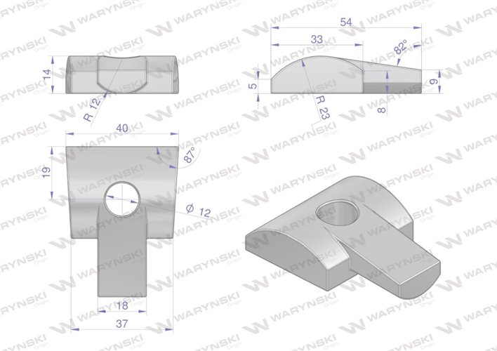 Mocowanie palca zastosowanie Pottinger Waryński ( sprzedawane po 5 )