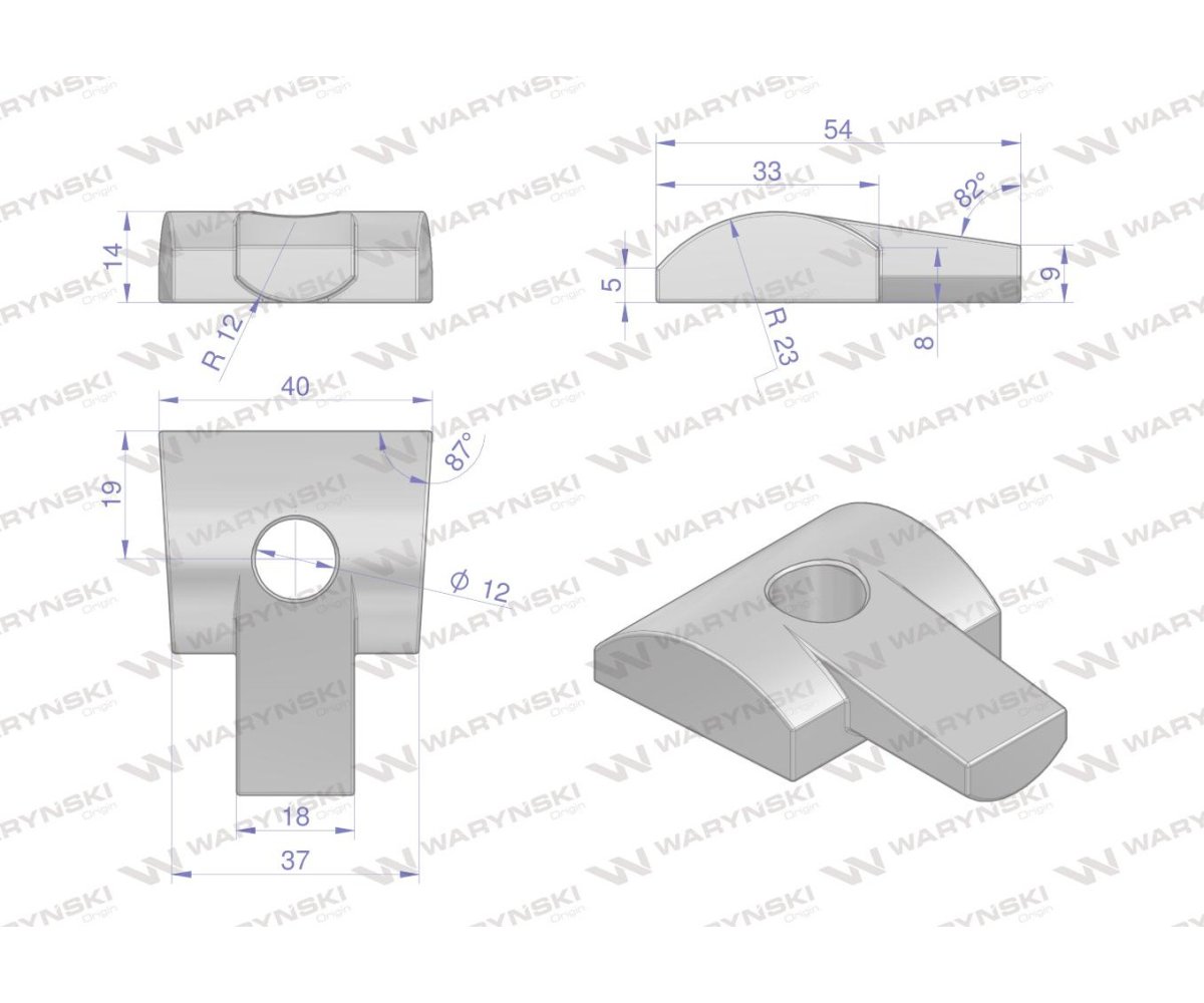 Mocowanie palca zastosowanie Pottinger Waryński ( sprzedawane po 5 )