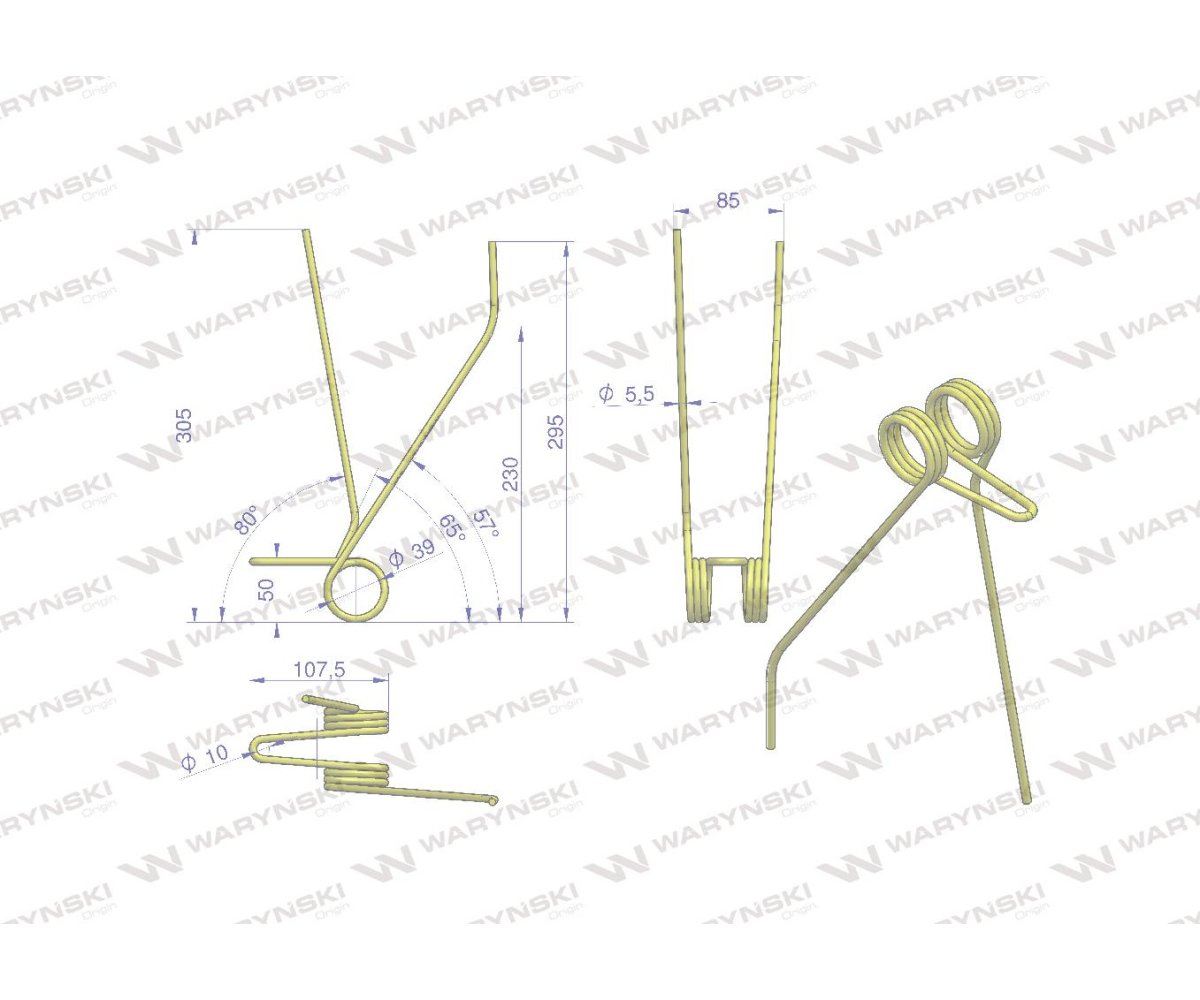 Palec zagarniacza Siewnik Poznaniak W-3043300030 Waryński