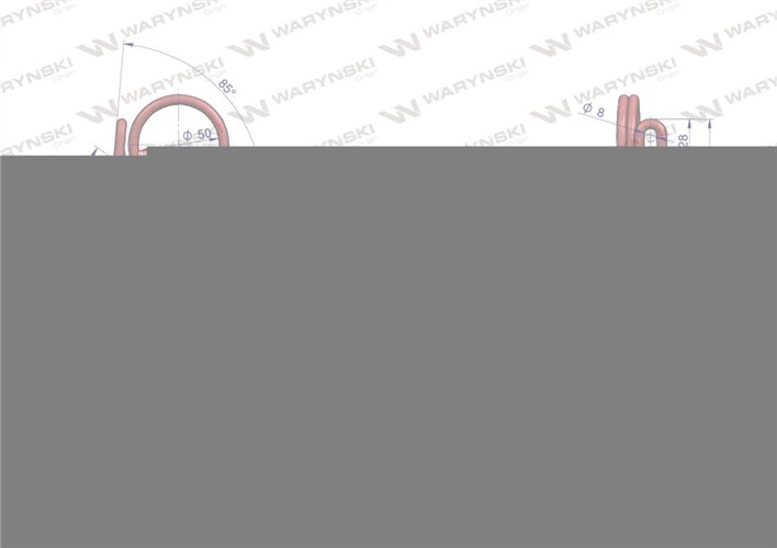 Palec zagarniający siewnika zastosowanie FIONA 3140012 Waryński