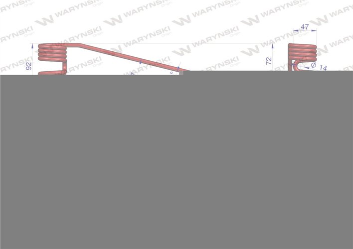 Palec zgrabiarka lewy zastosowanie TS 7 Fella Stoll WARYŃSKI W-491000