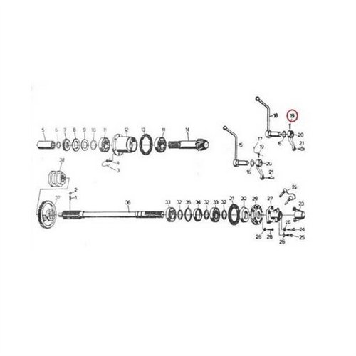 Śruba ustalająca widełki kl. 8.8 C-330 50011450