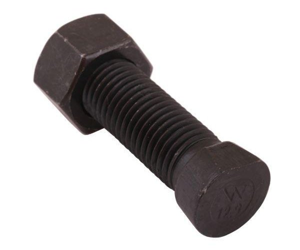 Śruba kpl. płużna oval z jednej strony ścięta M16x80 mm kl.12.9 zastosowanie Kverneland Waryński M16X80OV1 ( sprzedawane po 10 )