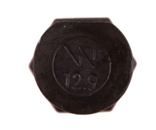 Śruba kpl. płużna oval z jednej strony ścięta M16x80 mm kl.12.9 zastosowanie Kverneland Waryński M16X80OV1 ( sprzedawane po 10 )