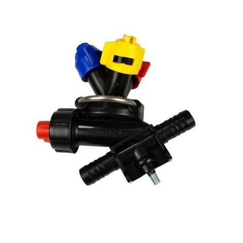 Głowica obrotowa rozpylacz oprawa 07 potrójna przelotowa ze śrubą Opryskiwacz