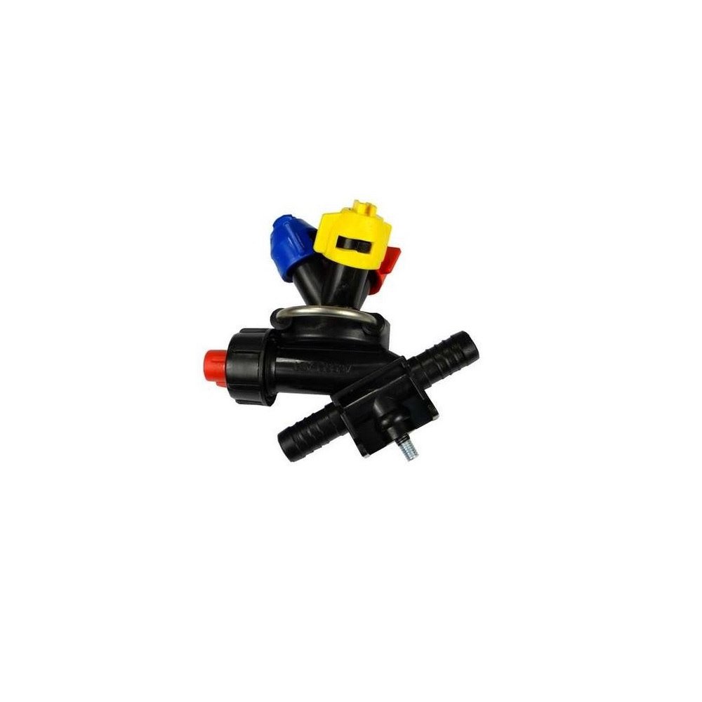 Głowica obrotowa rozpylacz oprawa 07 potrójna przelotowa ze śrubą Opryskiwacz