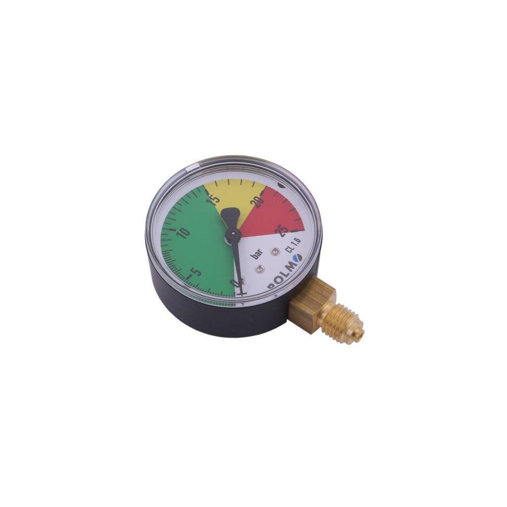 Manometr suchy M63 0-25 bar gwint M12x1.5 dolne przyłącze. Opryskiwacz POLMO