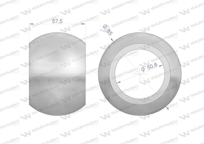 Kula hartowana kat. 4 85X50X57 Waryński