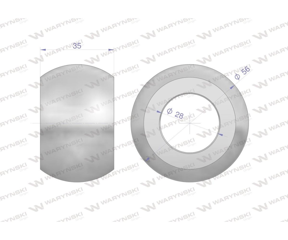 Kula hartowana kat. 2 56X28X35 Waryński