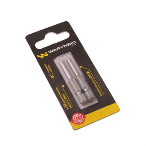 Końcówki wkrętakowe PZ1 50mm Waryński komplet w blistrze dwusztukowym