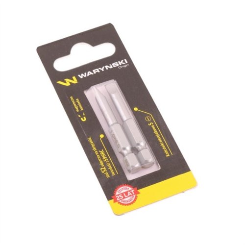 Końcówki wkrętakowe 5 50mm Waryński komplet w blistrze dwusztukowym