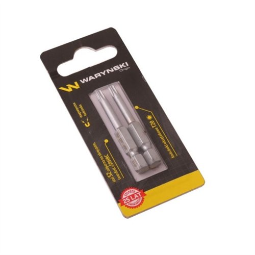 Końcówki wkrętakowe T20 50mm Waryński komplet w blistrze dwusztukowym