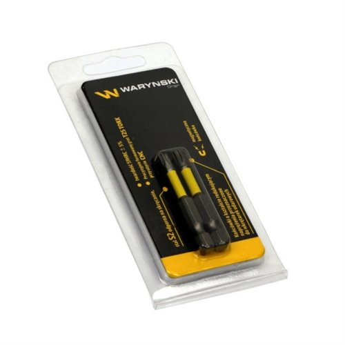 Końcówki wkretakowe udarowe T25 50mm 2 szt w op Waryński