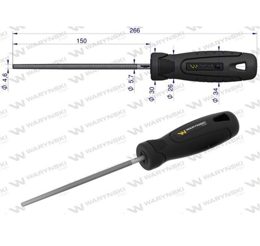Pilnik okrągły 150 mm Waryński
