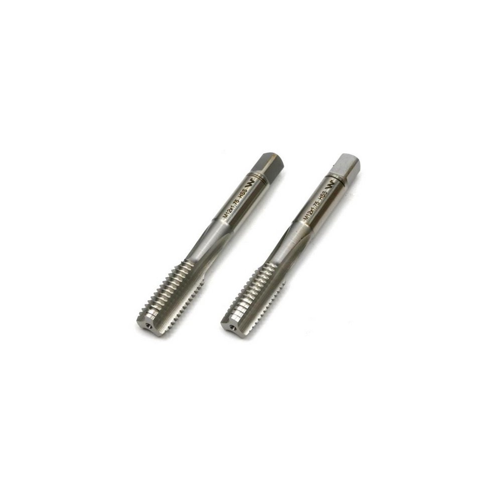 Komplet gwintowników przemysłowych M12 ze stali HSS wstępny. wykańczak DIN 352/2 Waryński
