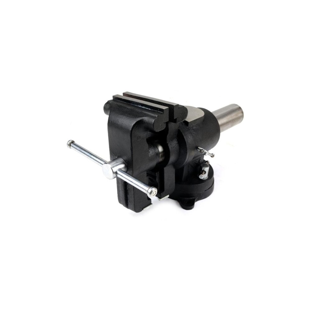 Imadło ślusarskie z żeliwa sferoidalnego obrotowe z obracanym jarzmem 125 mm Waryński