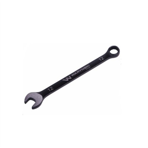 Klucz płasko-oczkowy 12 mm. CrV standard ASME B107-2010 Waryński