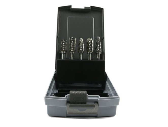 Zestaw frezów z węglika wolframu do stali 5 szt Waryński