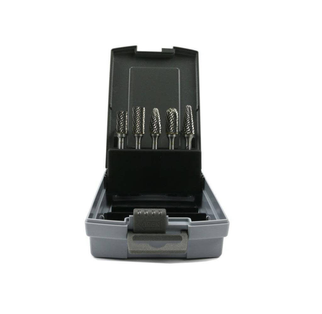 Zestaw frezów z węglika wolframu do stali 5 szt Waryński