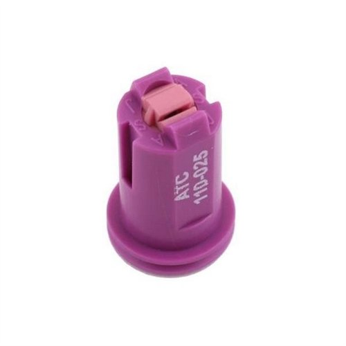 Rozpylacz dwustrumieniowy antyznoszeniowy wkładka ceramiczna fioletowy Dysza ATC ASJ