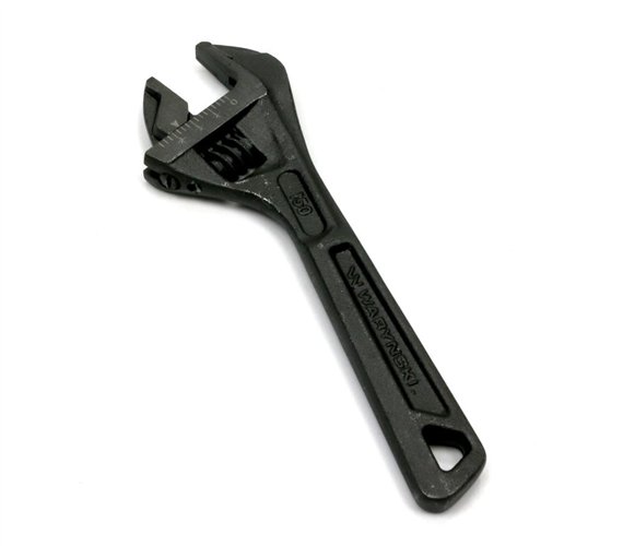 Klucz nastawny ze stali CrV 150 mm Waryński