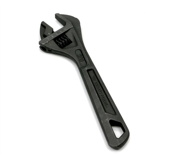 Klucz nastawny ze stali CrV 200 mm Waryński
