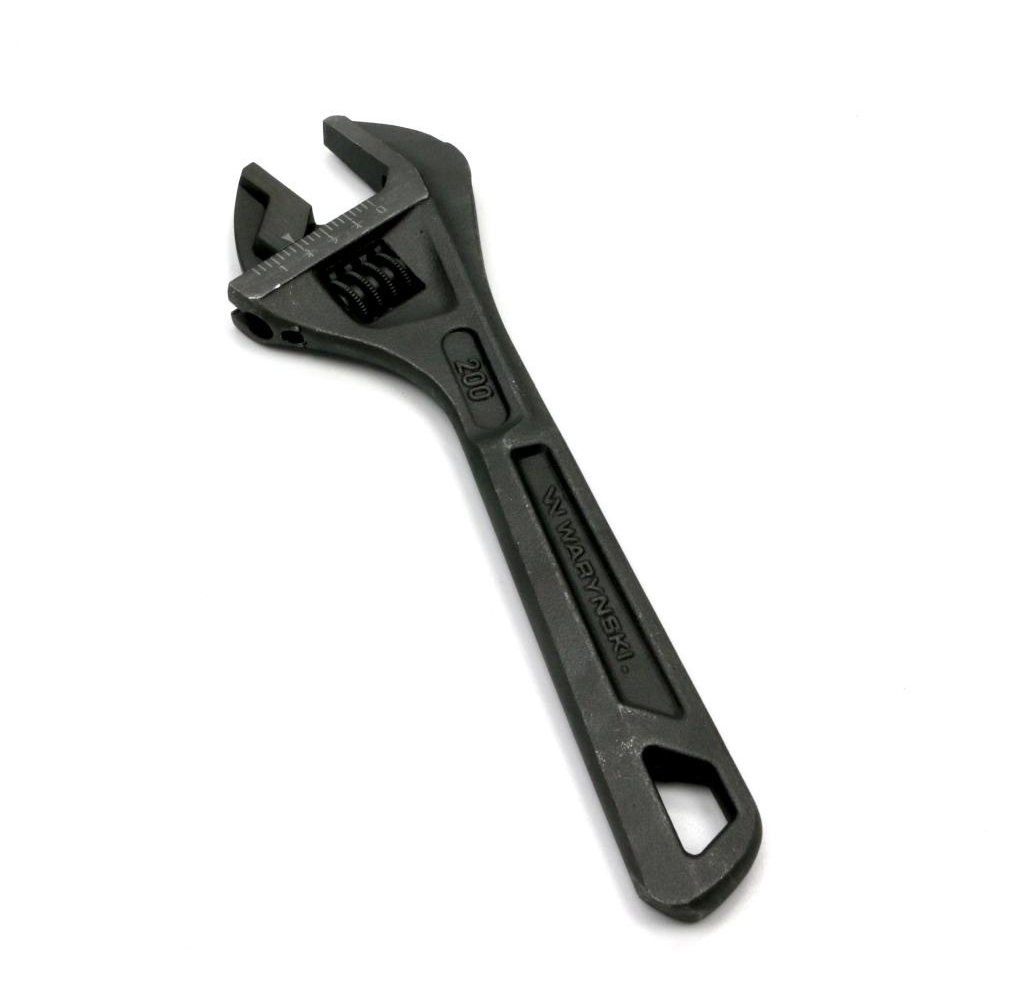 Klucz nastawny ze stali CrV 200 mm Waryński